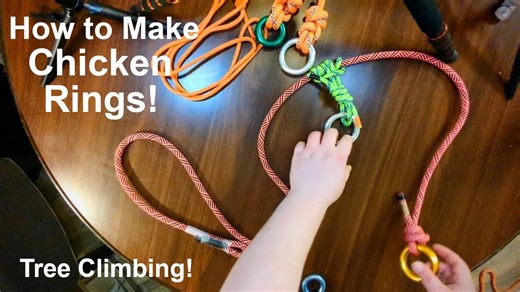 DIY Chicken Rings and Static Friction Savers for Arborists and Tree Climbers