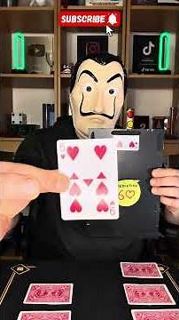 AMAZING PREDICTION CARD 🪄 TRICK EXPLAINED #foryou #magic #tricks