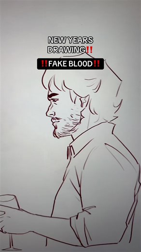 Creating a New Year's Drawing of Hannibal Lecter