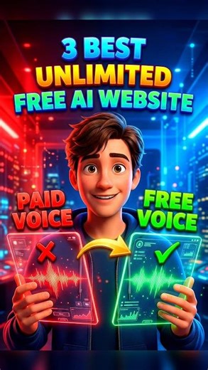 3 FREE Unlimited AI Voice Generators No Signup
