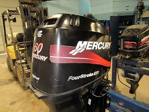 Used 2003 Mercury 60HP Outboard 60ELPT EFI 20" Shaft Four Stroke