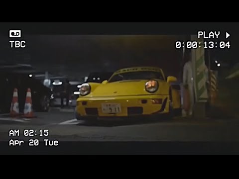 | VHS📼 nostalgia night set | Japanese car culture - Retro montage