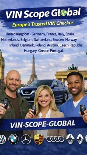 🚗🌍 VIN Scope Global (VSG) – The World’s Trusted VIN Checker