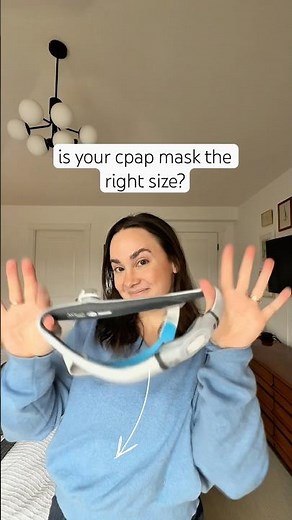 if your cpap mask is leaking, check the size!
