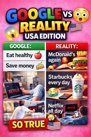 👉 “Google vs Reality in America 😂🇺🇸 so true!”