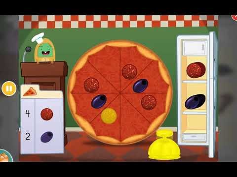 Counting Pizza Part Games | Free Educational Online Game | education.com