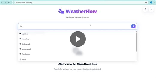 Real-Time Weather App with API Integration | Sudeeksha M G posted on the topic | LinkedIn