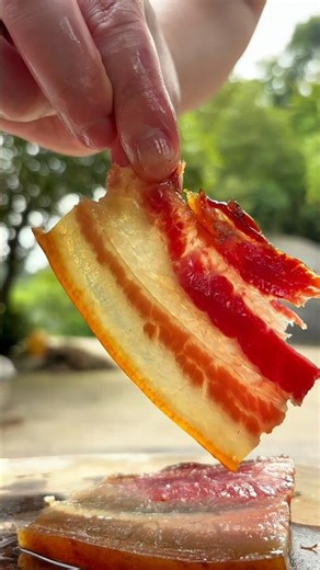 Glassy Smoked Bacon 🥓 Perfect 👌 Slice #usa #foryou #shorts