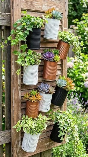 DIY Rustic Garden Hanging Decor | Creative Upcycled Planters & Outdoor Decorating Ideas