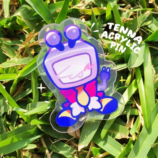 Tenna Acrylic Pin - Etsy