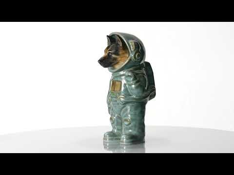 Dog Cremation Urn German Shepherd - Custom Decorated Face | Ceramic Pet Urn
