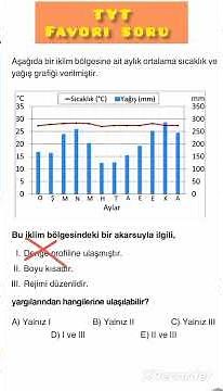 🔴 TYT Geography Climate Knowledge - Graph Interpretation 💯 Just like ÖSYM (Turkish Higher Educati...