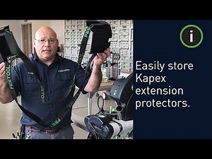 Festool Training: How to easily store your KAPEX extension protectors