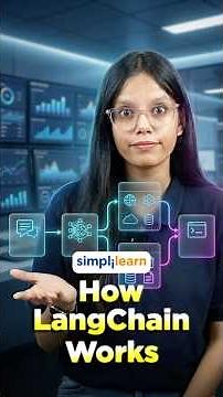 How LangChain Works To Create AI Agents | Building AI Agents Explained | #Shorts #Simplilearn