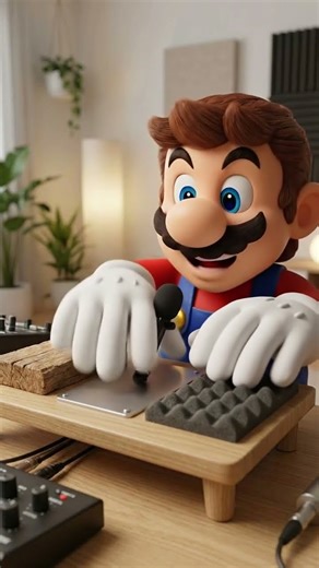 Super Mario ASMR for Deep Relaxation, Tapping, Scratching