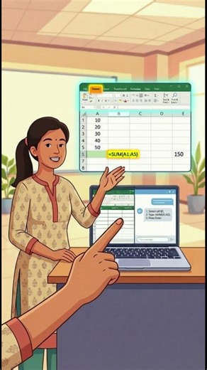 AI + Excel = Smart Work 🔥 | Excel Seekhne ka Naya Tarika #excel #exceltips#shorts #viral