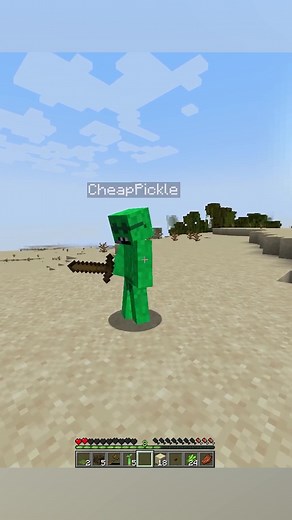 cheap pickle plays minecraft #minecraft #minecraftmemes #funny #cheappickle #tinymacdude @cheappickle