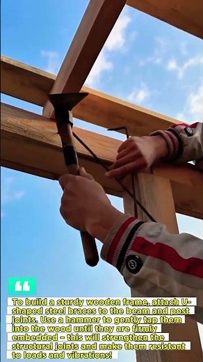 How to Install Steel Clamps for a Stable and Sturdy Wooden Frame.