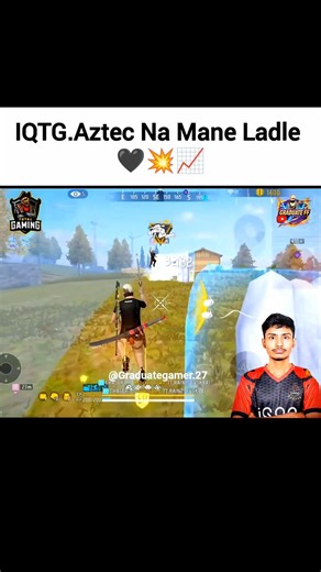 IQTG.Aztec Na Mane Ladle🖤💥📈#freefire #aztec #fozyajay #tgesports #totalgaming #iqootg #ffesports