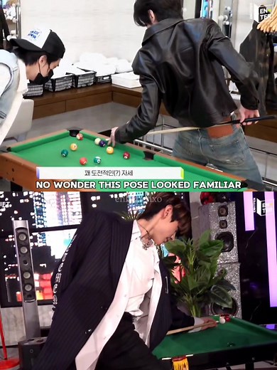 Enha's Mini Billiards Fun with Sunghoon | Enhypen Entertainment