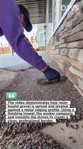 Perfect Resin-Bound Gravel Edge Finishing – Smooth and Clean Installation