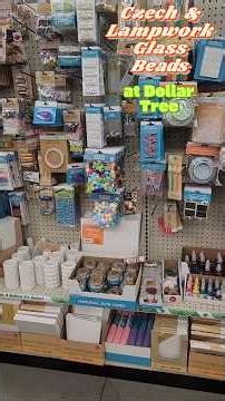 Czech & Lampwork Glass Beads At Dollar Tree