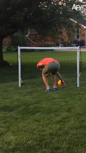 Challenge failed, I take it... 🤣 #afv #fail #funny | America's Funniest Home Videos