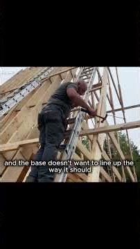 Remote A-Frame Cabin: Full Build Progress (Part 1) #shorts