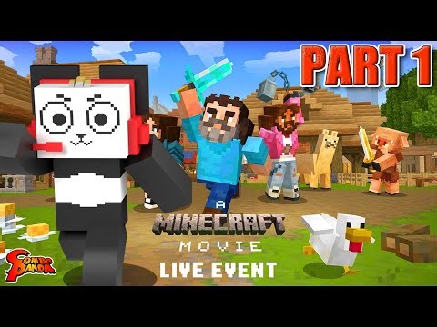 Finding SECRET ITEMS in the Minecraft Movie Live Event!