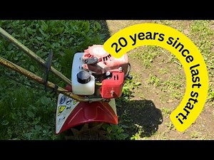 First Start in 20 years! Easy, cheap, fix for your Mantis tiller - new carburetor!