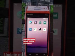 How to update manual apk brilink mobile mpos verifone x990