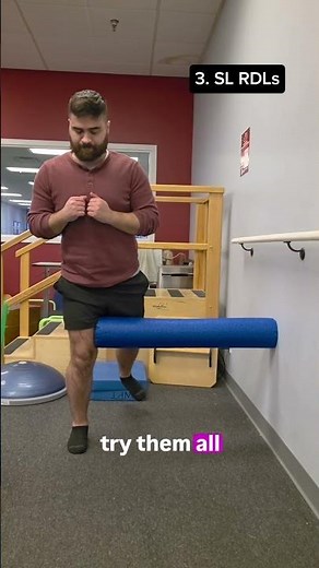 4 Hip Stability exercises with a foam roll