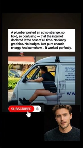 Worst designed, best performing plumber ad 💀 #plumberad #viral #genius