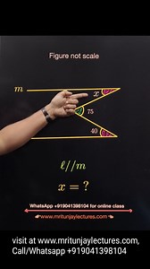 #angle #parallellines #geometry #maths #basics #fundamentals #math #fbreelsvideo #sharingiscaring #satmath #satexam #SATPrep #mathtutorial #LETEXAM #exams #reviewer #algebratutor #mathreview #boardexams #mritunjaylectures | Mritunjay Lectures