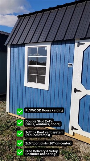 🤩REPO!?! 🔎10x20 Side Lofted Barn by Graceland ⚠️AVAILABLE!⏰HURRY! ✅ROOM for all your STUFF!🔎Plenty of space! LOOK inside! ✅PLYWOOD floors & siding! ✅(2) Lofted areas ✅Radiant Barrier Roof Upgrade! 💲SALE: $7,457 or $257/mo ( tax)! ⏰HURRY! ✅ONE Payment Gets It Delivered to YOU 🤩NOTE: If you pay TWO payments up front the next payment is due 90 Days AFTER Delivery! 💬MESSAGE ME NOW for details💬 #studiolife #studio #poolshed #toolshed #sheshed #storageshed #mancave #homestead #GracelandWestPlai