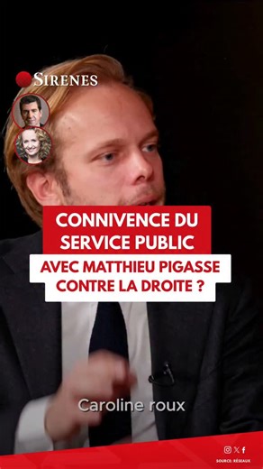 SIRÈNES | "Présenté comme un simple chef d'entreprise" ALLONCLE ACCUSE MATTHIEU PIGASSE ET CAROLINE ROUX DE CONNIVENCE SUR LE SERVICE PUBLIC 💥... | Instagram