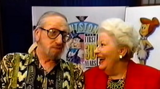 The Actors Behind the Voices of Fred and Wilma Flintstone Reveal Themselves on 'Entertainment Tonight'