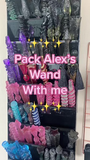 💖Pack Alex’s wand with me💖 #houseofwandcraft #wand #wands #witchygifts #asmr #asmrpackingorders