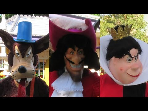 Big Bad Wolf, Captain Hook & Queen of Hearts 2021 Meet & Greet @ Fantasy Gardens, HK Disneyland