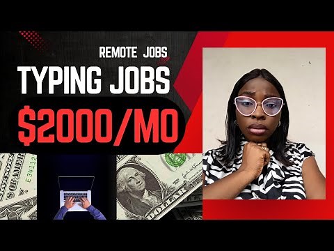 Remote Typing Jobs You Can Start Today |No Interview| No Experience #typingjobs#job #workfromhome
