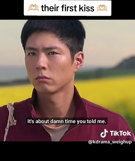 When Life Gives You Tangerines: Adorable First Kiss Scene