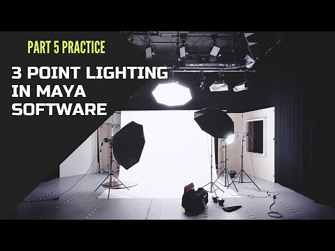 3 Point Lighting in Maya