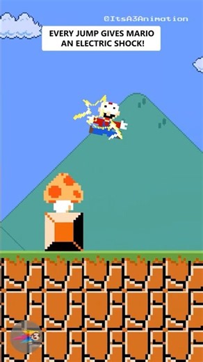 Every Time Mario Jumps, He Gets An Electric Shock!⚡😱