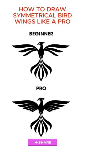 Adobe Illustrator 2027 Tips – Draw Symmetrical Bird Wings Like a PRO #ducthangds