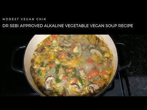 Dr Sebi Approved Alkaline Vegan Vegetable Soup | Sebi Soup! | Electric Cell Food