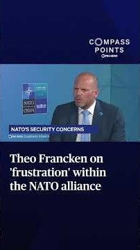 Theo Francken on 'frustration' within the NATO alliance