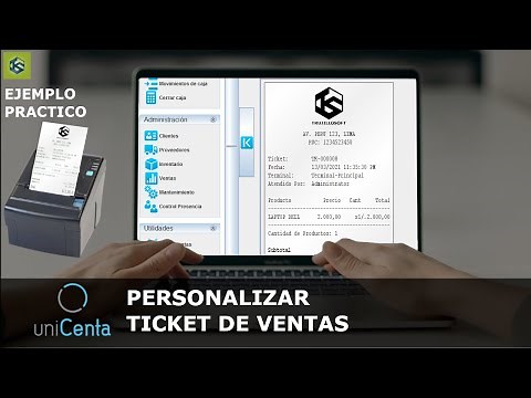 Unicenta oPOS: Customize Sales Ticket