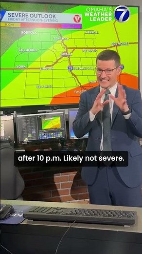 Omaha weather: Storms return Thursday night, severe potential Friday