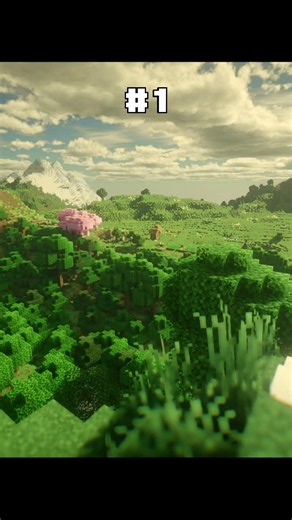 The last biome is the best... #minecraftshorts #minecraft #minecraftrealistic #shaders