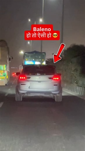 Gaurav Singh | Rear game strong 💪 Wide rubber, clean tint, and a slick spoiler. Would you daily this? #Baleno #MarutiBaleno #NexaBaleno #WideTyres... | Instagram